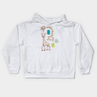 Baby Toys Illustration Kids Hoodie